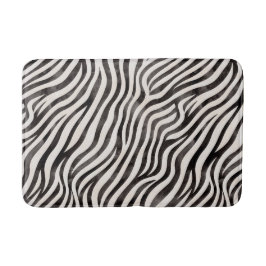 Chic Zebra tryck Bath Mat Badrumsmatta