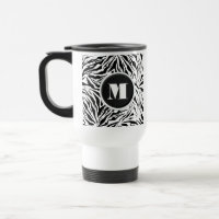 Chic Zebra tryck Monogram