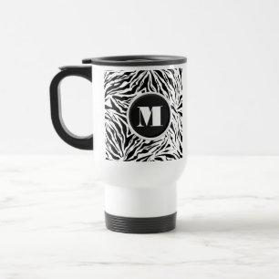 Chic Zebra tryck Monogram Resemugg