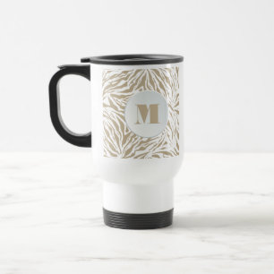 Chic Zebra tryck Monogram Resemugg