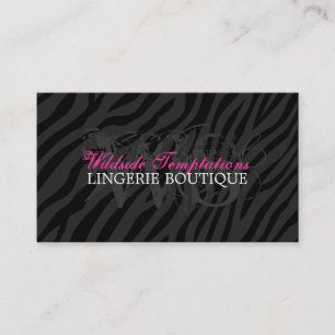 Chic Zebra tryck-visitkortsmall Visitkort