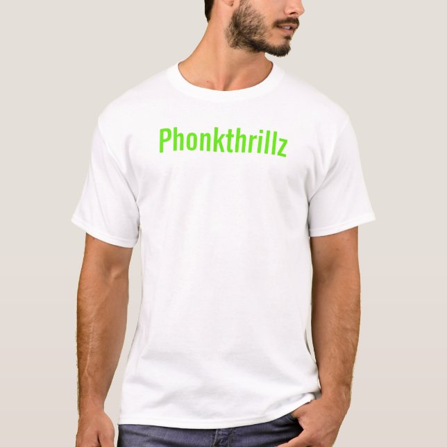 Chica Anime en Pista de Drift - PhonkThrillz T Shirt (Framsida)
