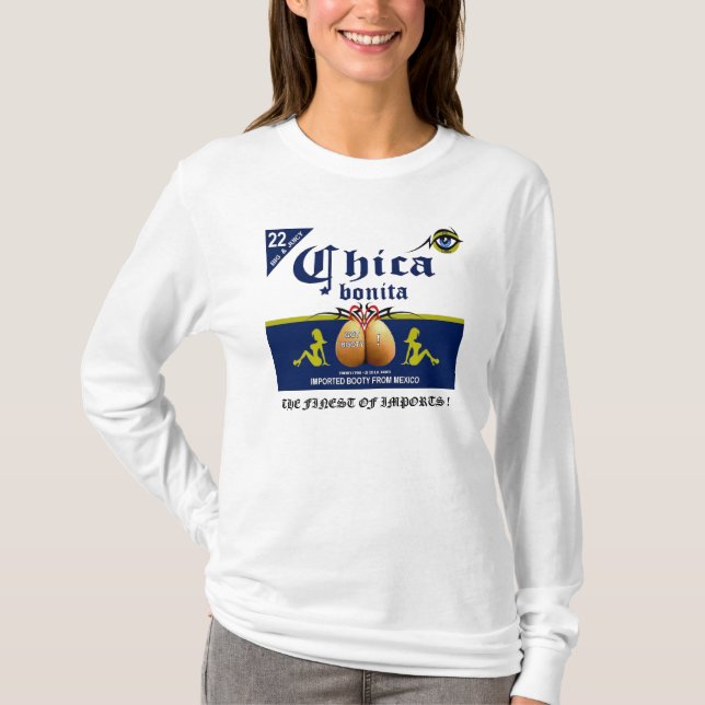 Chica bonita - långärmad för damAA Hoody Tee Shirt (Framsida)