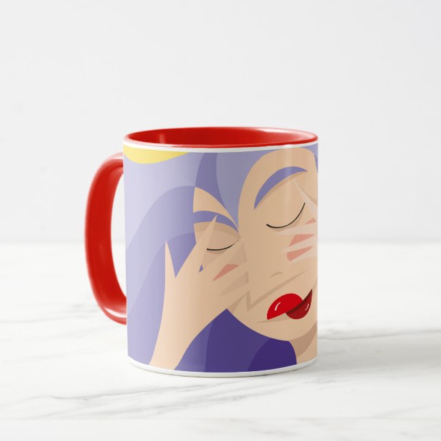 Chica tímida mugg (Framsida vänster)