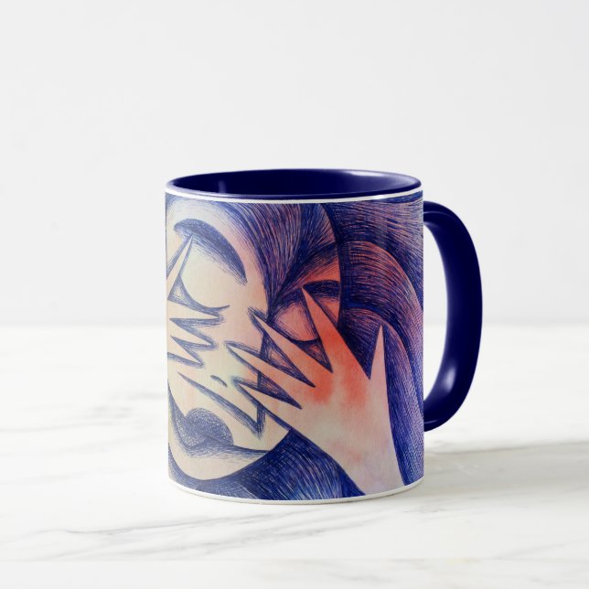 Chica tímida mugg (Framsida höger)