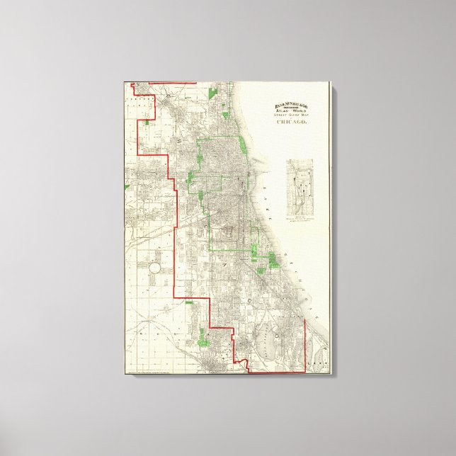 Chicago 2 canvastryck (Framsida)