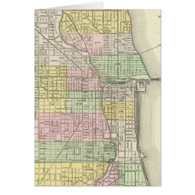 Chicago 2 hälsningskort (Framsidan)