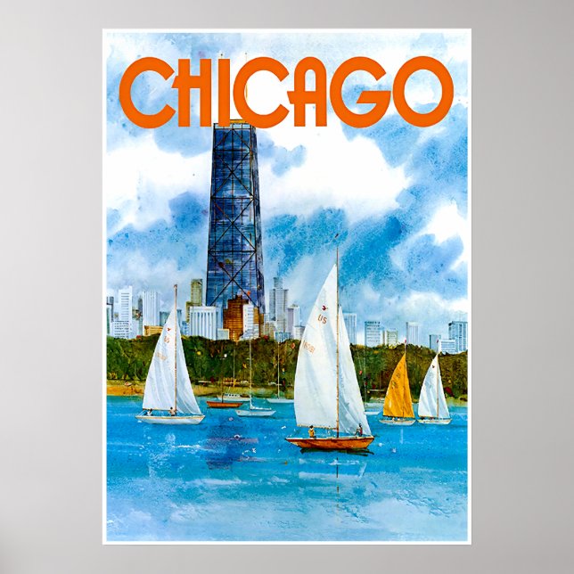 Chicago-affisch Poster (Framsidan)