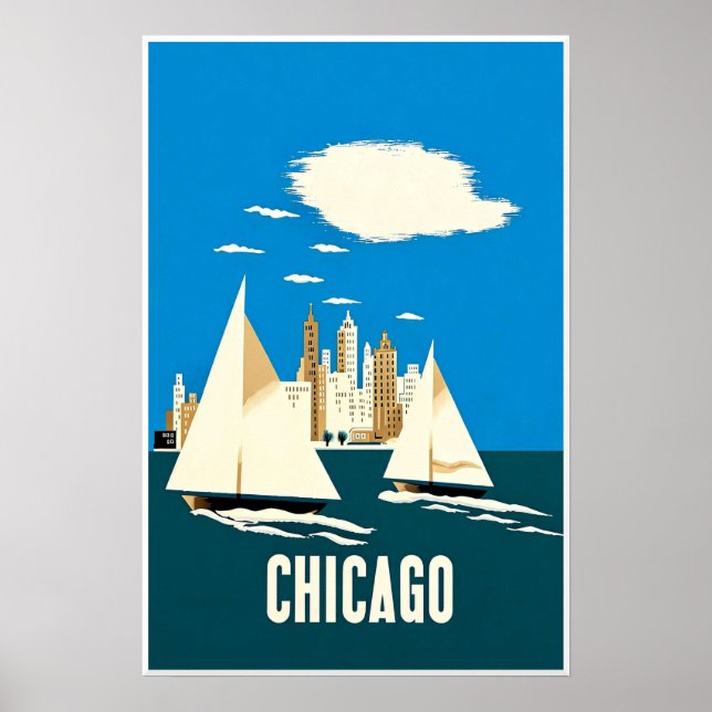 Chicago-affisch Poster (Framsidan)