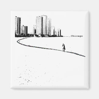 Chicago Älskare Vintage magnet