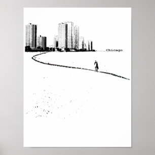 Chicago älskarevintage affisch