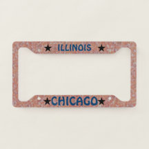 Chicago Anpassningsbar License Plate Ram