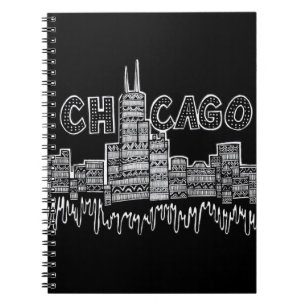Chicago Anteckningsbok Med Spiral