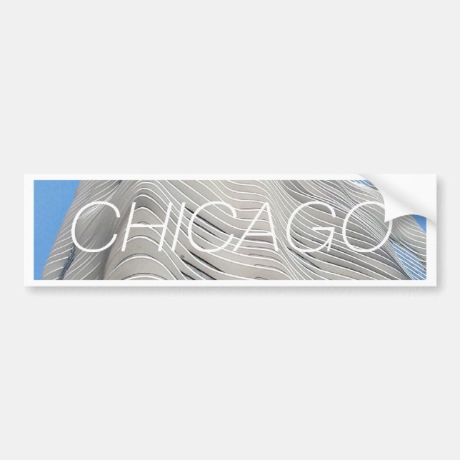 Chicago Aqua Tower Bildekal (Framsidan)