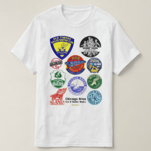 Chicago Area Ice & Roller Rinks. T Shirt