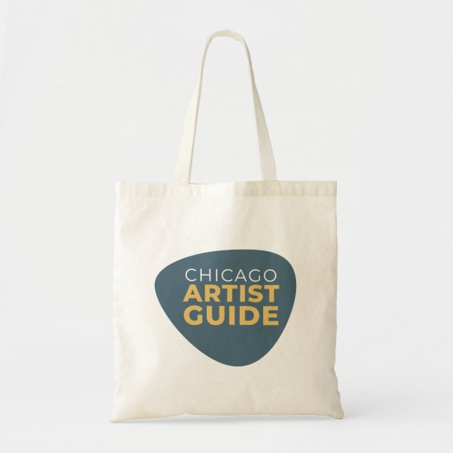 Chicago Artist Guide Logotyp Tote Bag Tygkasse (Framsidan)