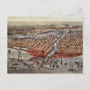 Chicago As it was, c.1880 Vykort