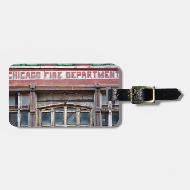 Chicago avfyrar stationen bagagebricka (Horisontell Framsida)