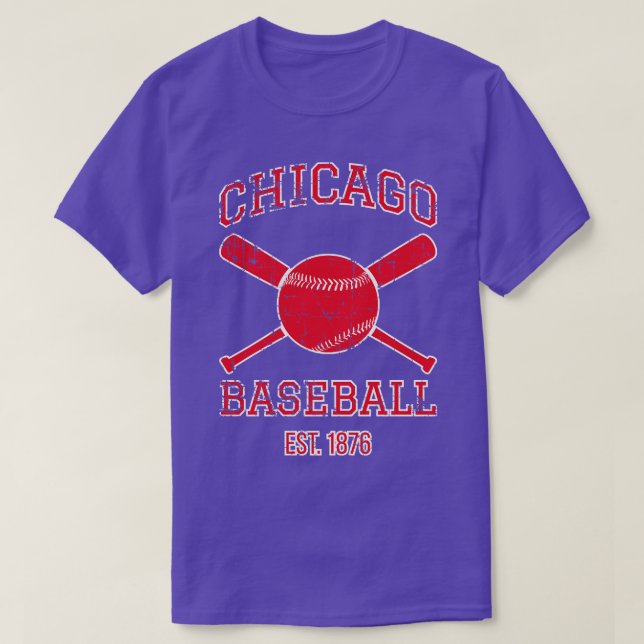 Chicago Baseball Team I T Shirt (Design framsida)