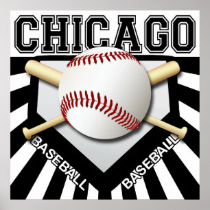 CHICAGO BASEBALLAFFISCH POSTER