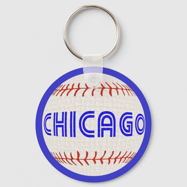 Chicago baseboll nyckelring (Framsida)