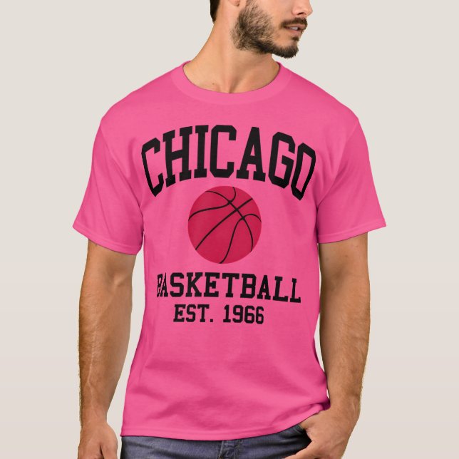 Chicago Basketball T Shirt (Framsida)