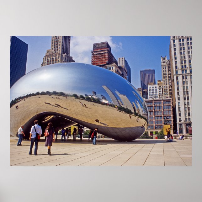 Chicago Bean Sculpture Poster (Framsidan)
