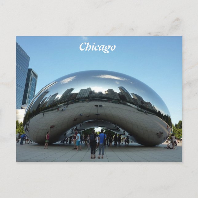 Chicago Bean Sightseeing Helg Vykort (Framsida)
