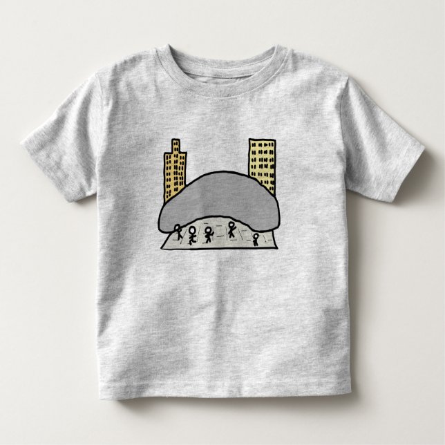 Chicago Bean T Shirt (Framsida)