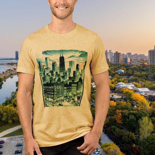 Chicago Black Graphic T-Shirt (Skapare uppladdad)