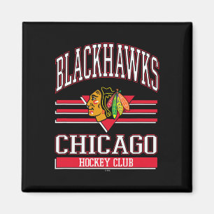 Chicago Blackhawks Hockey Club Svart Officiellt Li Magnet