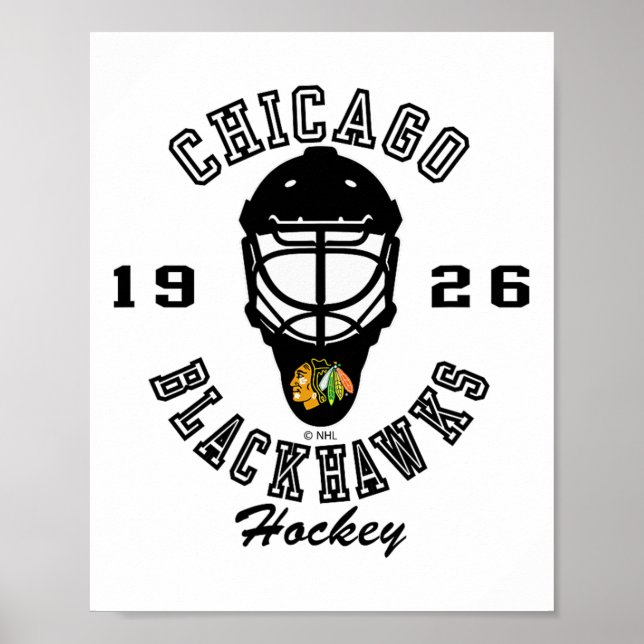 Chicago Blackhawks Hockey Mask Red Nhl Officially  Poster (Framsidan)