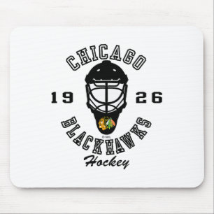 Chicago Blackhawks Hockeymask Röd Nhl Officiellt L Musmatta