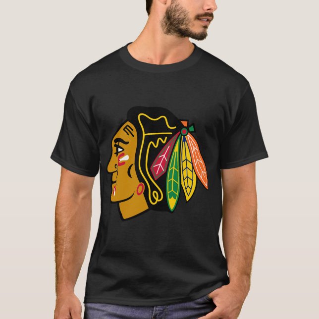 Chicago Blackhawks T Shirt (Framsida)