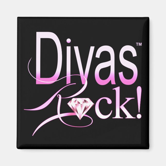 CHICAGO BLING - "Divas Sten!" Magnet (Framsidan)
