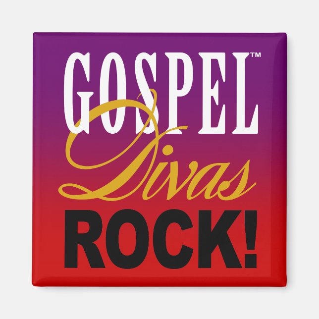 CHICAGO BLING - "Gospel Divas Sten!" Magnet (Framsidan)