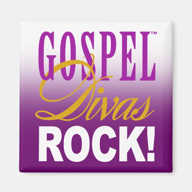 CHICAGO BLING - "Gospel Divas Sten!" Magnet (Framsidan)