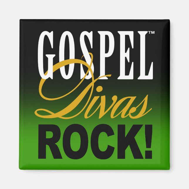 CHICAGO BLING - "Gospel Divas Sten!" Magnet (Framsidan)