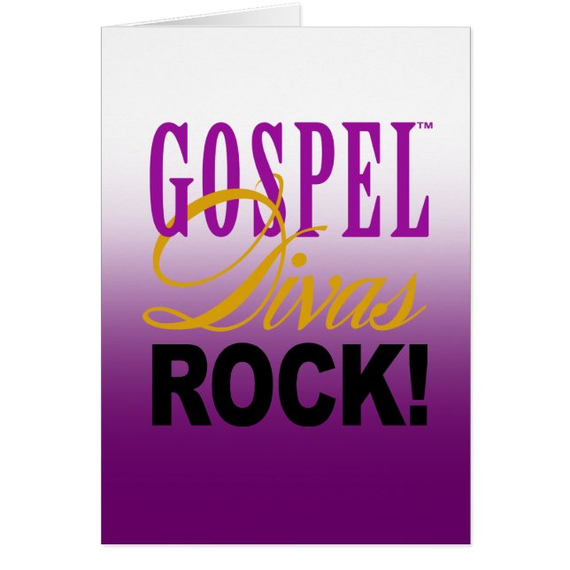 CHICAGO BLING - "gospelDivassten! ", OBS Kort (Framsidan)