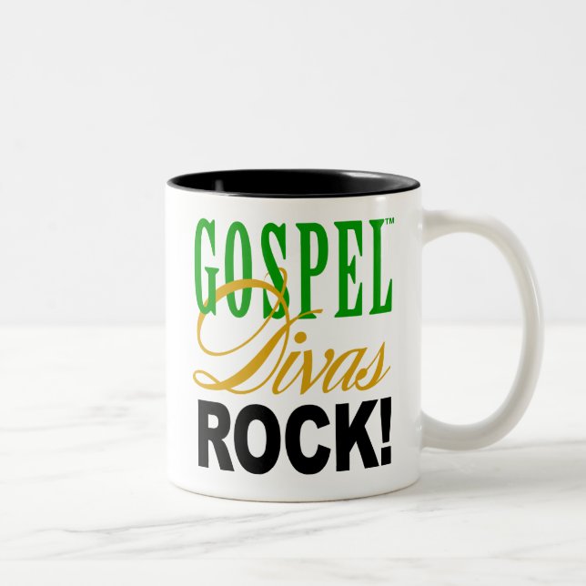 CHICAGO BLING - "gospelDivassten! ", Två-Tonad Mugg (Höger)
