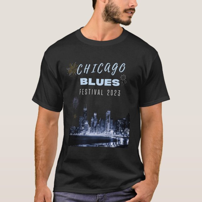 Chicago Blues Festival Season T Shirt (Framsida)