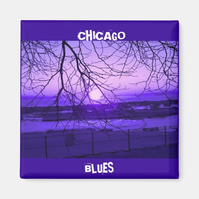 CHICAGO BLUES MAGNET (Framsidan)