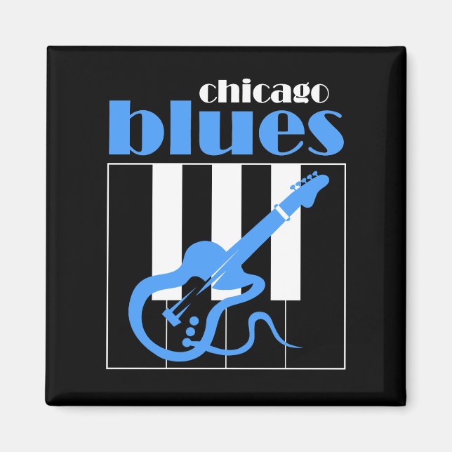 Chicago blues magnet (Framsidan)