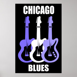 Chicago Blues Poster