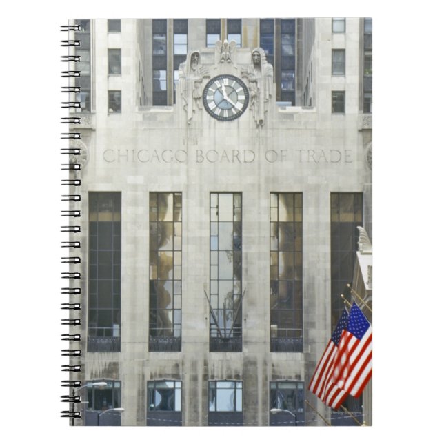 "Chicago Board of Trade, Chicago, Illinois" Anteckningsbok (Framsidan)