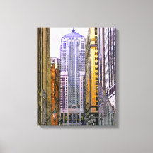 Chicago Board of Trade - Rectangular Canvas Art