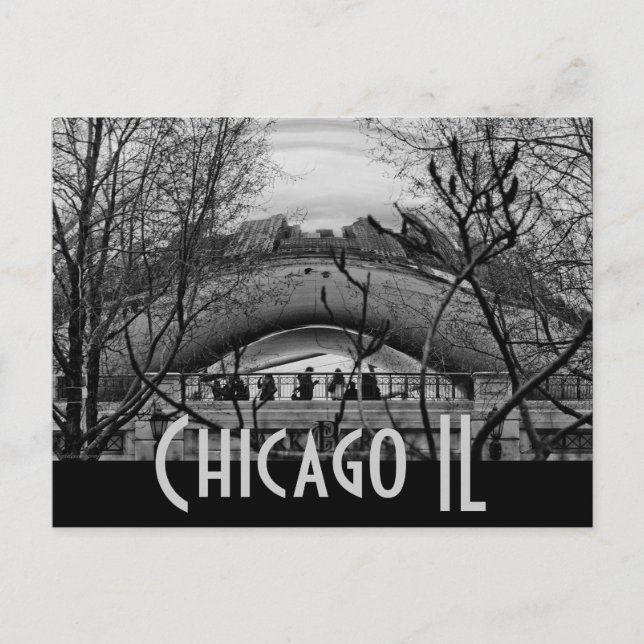 chicago - böna vykort (Framsida)