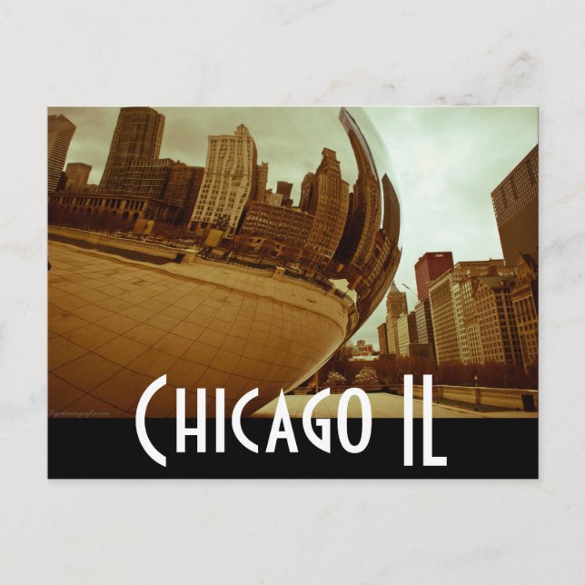 chicago - bönan vykort (Framsida)