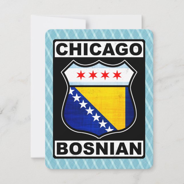 Chicago Bosnian American Card (Framsida)
