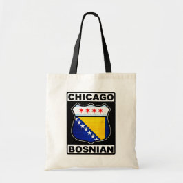 Chicago Bosnian American Tote Bag Tygkasse